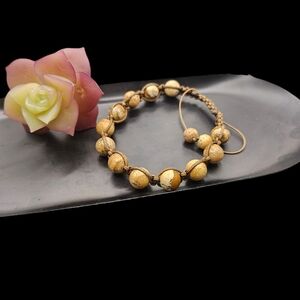 Picture Jasper Bead Bracelet